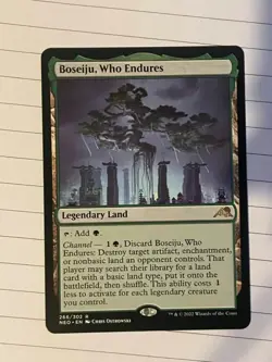 Boseiju Who Endures Kamigawa Neon Dynasty Magic The Gathering NEO MTG RARE - Image 1