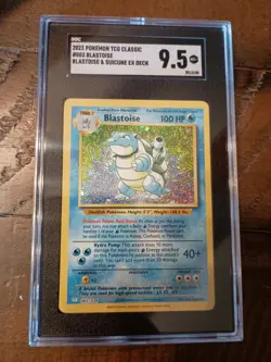 Blastoise 003/034 Trading Card Game Classic Holo - Image 1