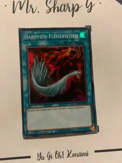 HARPYIEN-FLEDERWISCH - 1. AUFLAGE EGO1-DE022 DEUTSCH Yu-Gi-Oh! CARD SUPER RARE* - Image 2