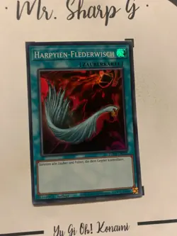 HARPYIEN-FLEDERWISCH - 1. AUFLAGE EGO1-DE022 DEUTSCH Yu-Gi-Oh! CARD SUPER RARE* - Image 3