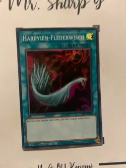 HARPYIEN-FLEDERWISCH - 1. AUFLAGE EGO1-DE022 DEUTSCH Yu-Gi-Oh! CARD SUPER RARE* - Image 4