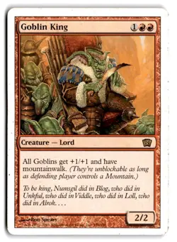 Goblin King - NM Near Mint - 8ED 8th Eigth Edition # 190 - MTG Magic - Image 1