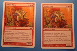 MTG 2X Goblin King Rare 8th Edition Magic The Gathering 190/350 LP free P&P - Image 1