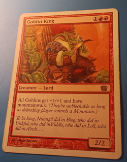 MTG 2X Goblin King Rare 8th Edition Magic The Gathering 190/350 LP free P&P - Image 3