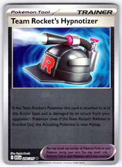 Team Rocket's Hypnotizer 206/217 Uncommon Ascended Heroes Pokemon Reverse Holo - Image 1