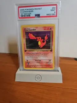 Pokemon 2000 Team Rocket Charmander 1st Edition PSA 9, 50/82 - Image 1