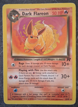 Pokemon TCG Dark Flareon 35/82 Team Rocket Regular - Image 1