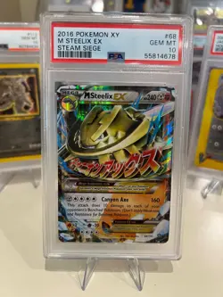 M Steelix EX 2016 POKEMON XY STEAM SIEGE #68 PSA 10 - Image 1