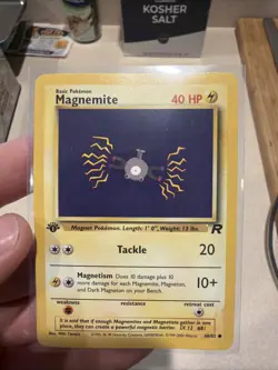 Pokemon 1st Edition Team Rocket (2000) - Magnemite 60/82 - Common - NM - Image 1
