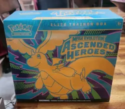 Pokemon TCG Mega Evolution Ascended Heroes Elite Trainer Box ETB Sealed - Image 1