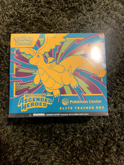 POKEMON ASCENDED HEROES POKEMON CENTER ELITE TRAINER BOX ETB SEALED - Image 1