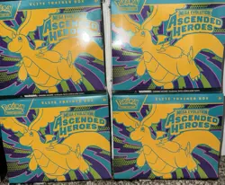 Pokemon : Ascended Heroes - Factory Sealed NEW - ETB Elite Trainer Box LOT OF 4 - Image 1
