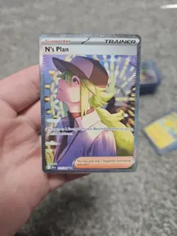 POKEMON TCG N’s Plan SIR #170 Special Illustration Rare - S&V Black Bolt Card - Image 1