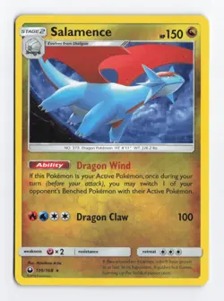 Salamence 106/168 Cosmos GALAXY SWIRL Black Star Promo Pokemon Card TCG NM - Image 1