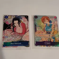 One Piece Illustration Box Vol 1 SEALED PROMO SET O-Nami & Boa Hancock! ST17-004 - Image 1