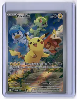 Pikachu - 027 Promo Holo NM Pokemon SV: Scarlet & Violet Promo Cards - Image 1