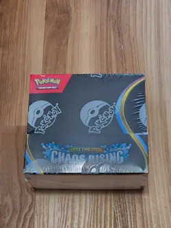 Pokemon TCG Mega Evolution Chaos Rising Booster Box Sealed - Image 1