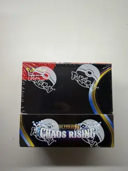 Pokemon Center Booster Display Box (36 Packs) Mega Evolution Chaos Rising Sealed - Image 1