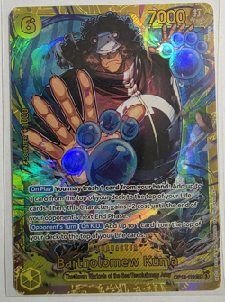 Bartholomew Kuma OP12-119 SEC One Piece English Trading Card - Image 1