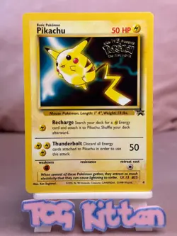 Pikachu 4 Card 'A' WB Movie Black Star Promo WOTC 1999 LP/MP TCGKITTEN - Image 1