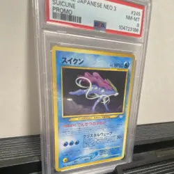 Pokemon TCG 2000 Suicune 245 Neo 3 Promo Holo Japanese PSA 8 Graded - Image 2