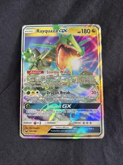Rayquaza GX (109/168) celestial storm Pokemon Card - NM - Image 1