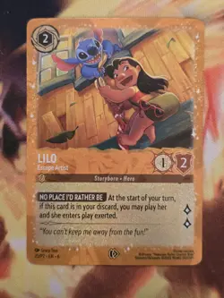 Lilo - Escape Artist 25 Disney Lorcana Promo Cards Holo - Image 1