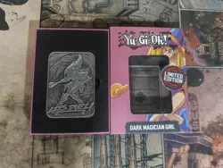 Yu-Gi-Oh! Dark Magician Girl Metal Card Limited Edition Collectible fanattik - Image 1