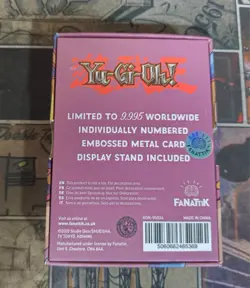 Yu-Gi-Oh! Dark Magician Girl Metal Card Limited Edition Collectible fanattik - Image 3