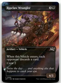 Ripclaw Wrangler (Borderless) #309 MTG Aetherdrift NM X1 - Image 1