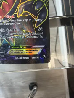 Pokemon TCG Darkrai EX Full Art Ultra Rare Holo Card 107/108 Dark Explorers - Image 5