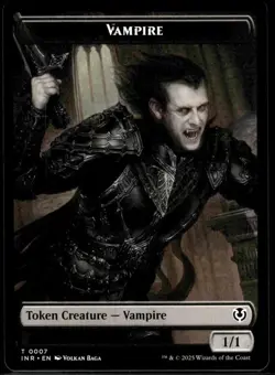 FOIL VAMPIRE 0007 VAMPIRE 0008 DOUBLe Innistrad Remastered MTG Token - Image 1