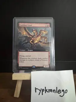 MTG Tarkir: Dragonstorm (TDC) Goldlust Triad 0074 (Extended Art) Rare Regular - Image 1