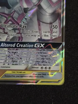 Pokemon TCG Arceus & Dialga & Palkia GX 156/236 Cosmic Eclipse Holo Near Mint - Image 5