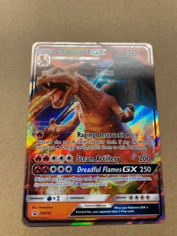 Pokemon Card TCG Charizard GX SM195 Holo Black Star Promo Card 2016 - Image 2