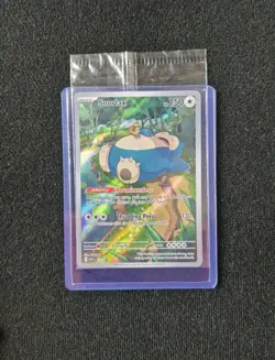Pokemon TCG Snorlax SVP051 Holo 151 black star Promo Card Sealed - Image 1