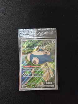 Pokemon TCG Snorlax SVP051 Holo 151 black star Promo Card Sealed - Image 3
