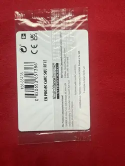 Pokemon TCG Squirtle Stamped Holo Promo Card 007/165 Pokemon Center Sealed - Image 2