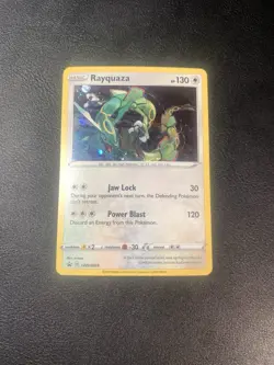 Pokemon Card TCG Rayquaza SWSH029 SWSH: Sword & Shield Promo Holo Near Mint - Image 1