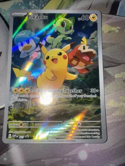 Pikachu 027 Sv: Scarlet & Violet 2023 Holo Pokemon TCG Promo Card English - Image 2