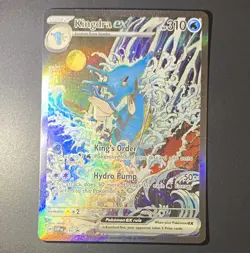 The Pokemon Company Kingdra ex 131 SV Promo Holo Full Art Stage 2 310 HP Eng - Image 1