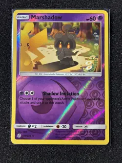 Marshadow 103/236 Reverse Holo Rare Pokemon TCG Cosmic Eclipse NM - Image 1