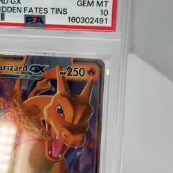 2019 POKEMON SM BLACK STAR PROMO HIDDEN FATES TINS #SM211 CHARIZARD GX PSA 10 - Image 4