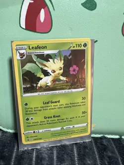 Pokemon TCG Leafeon SWSH Black Star Promos SWSH191 Holo Promo M/NM - Image 1