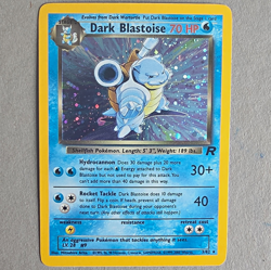 Dark Blastoise 3/82 Team Rocket Holo Rare Pokemon TCG 1999 English 70HP - Image 1