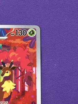 Pokemon TCG Sawsbuck 166/162 Temporal Forces Illustration Rare - Image 2