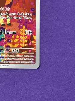 Pokemon TCG Sawsbuck 166/162 Temporal Forces Illustration Rare - Image 3