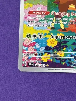 Pokemon TCG Sawsbuck 166/162 Temporal Forces Illustration Rare - Image 4