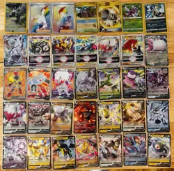 Pokemon TCG Crown Zenith 35-Card Lot Full Art Holo Trainers, Pokemon & V - Image 1