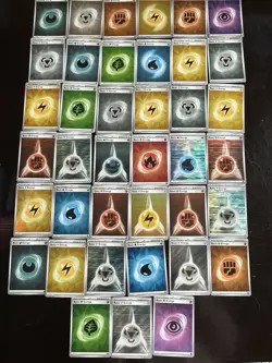 Pokemon TCG 695 Energy Card Bulk Lot Bundle Shiny Holos, Special Energy Cards - Image 4